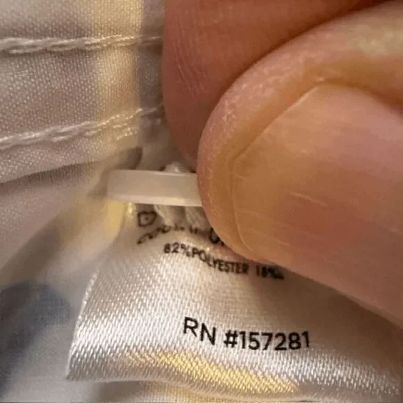 Mizzen+Main Mens Performance Menswear Plaid Short Sleeve Shirt Blue White Medium - Picture 5 of 8